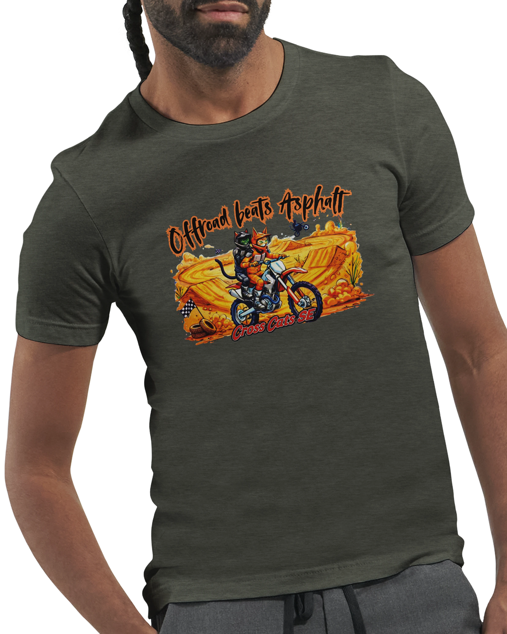 Offroad beats Asphalt | T-Shirt | Premium