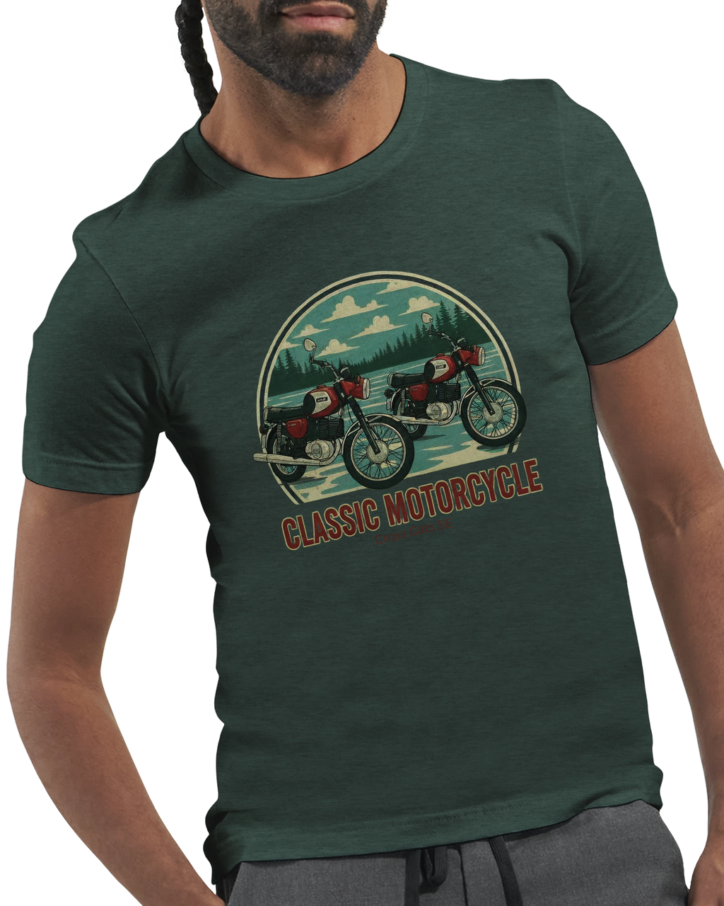 MZ Classic Motorcycle | T-Shirt | Premium