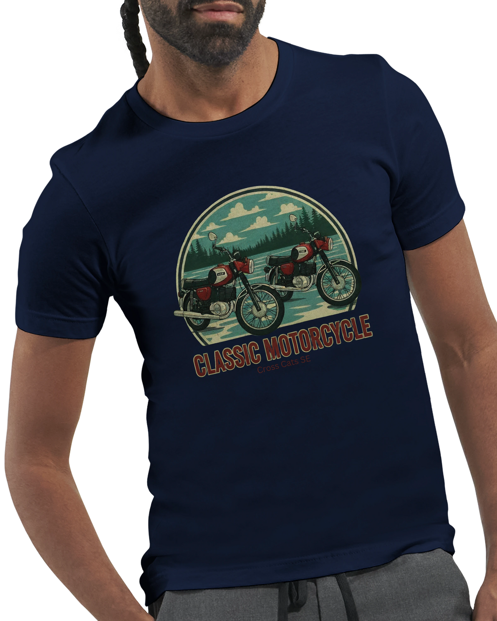 MZ Classic Motorcycle | T-Shirt | Premium
