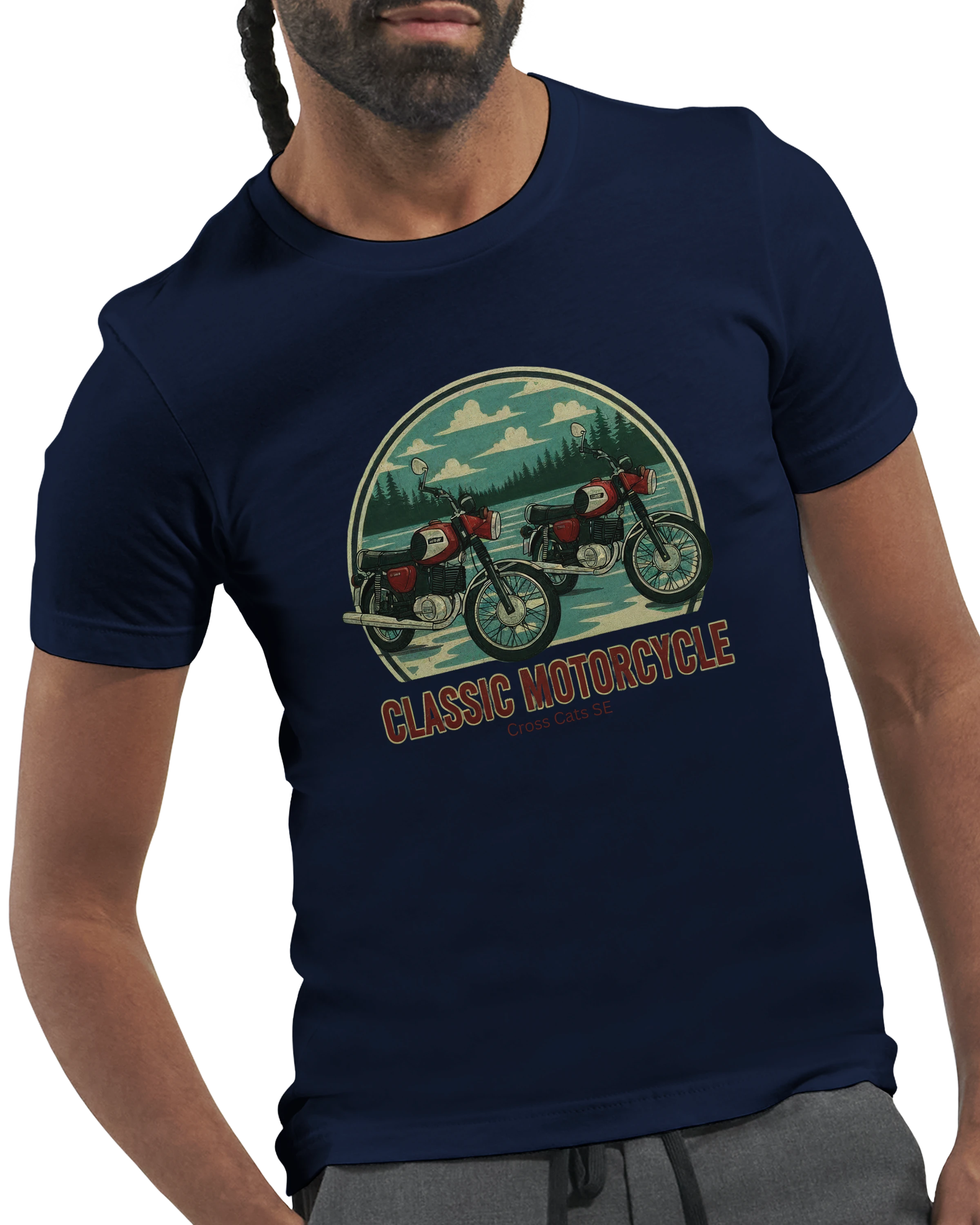 MZ Classic Motorcycle | T-Shirt | Premium