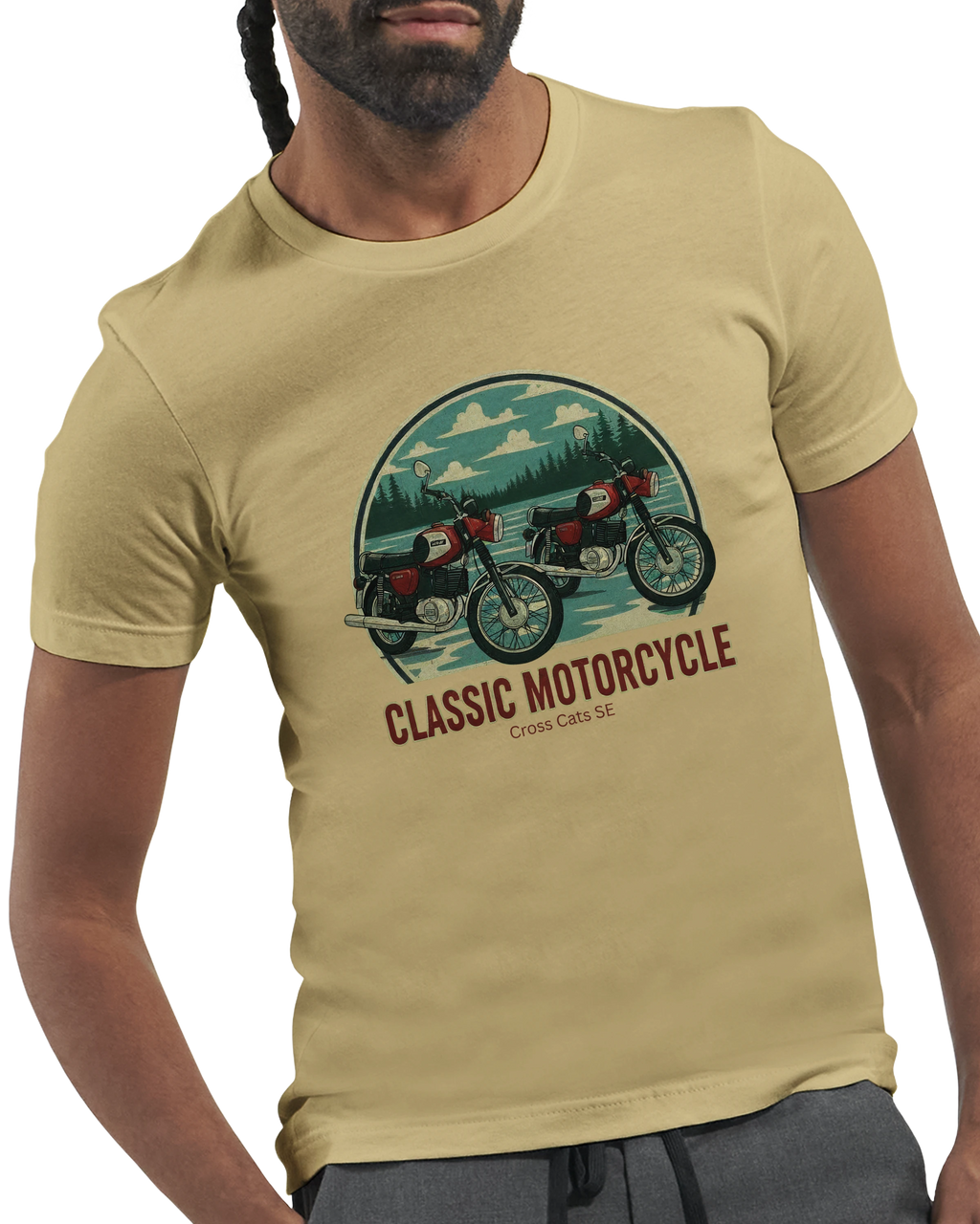 MZ Classic Motorcycle | T-Shirt | Premium