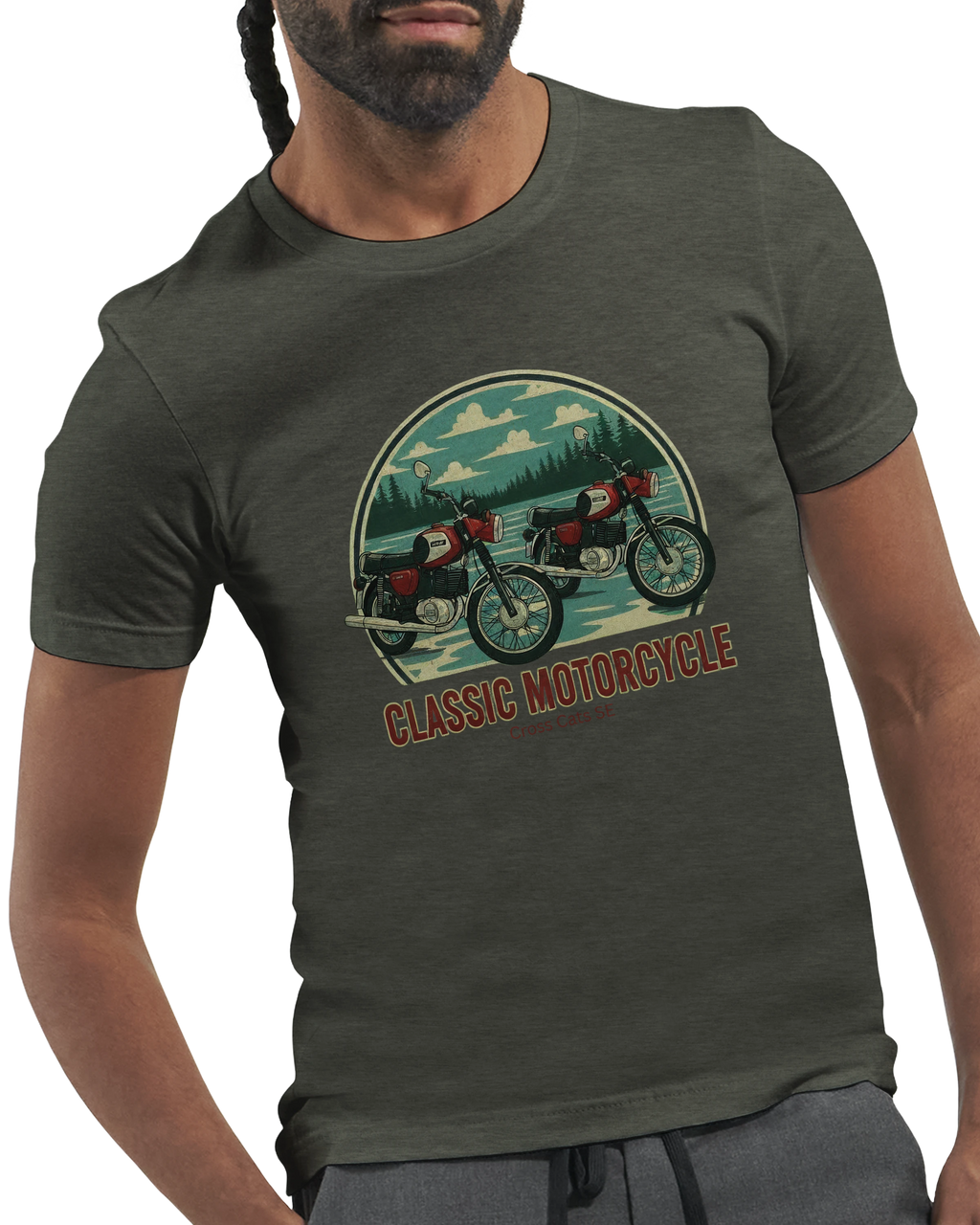MZ Classic Motorcycle | T-Shirt | Premium