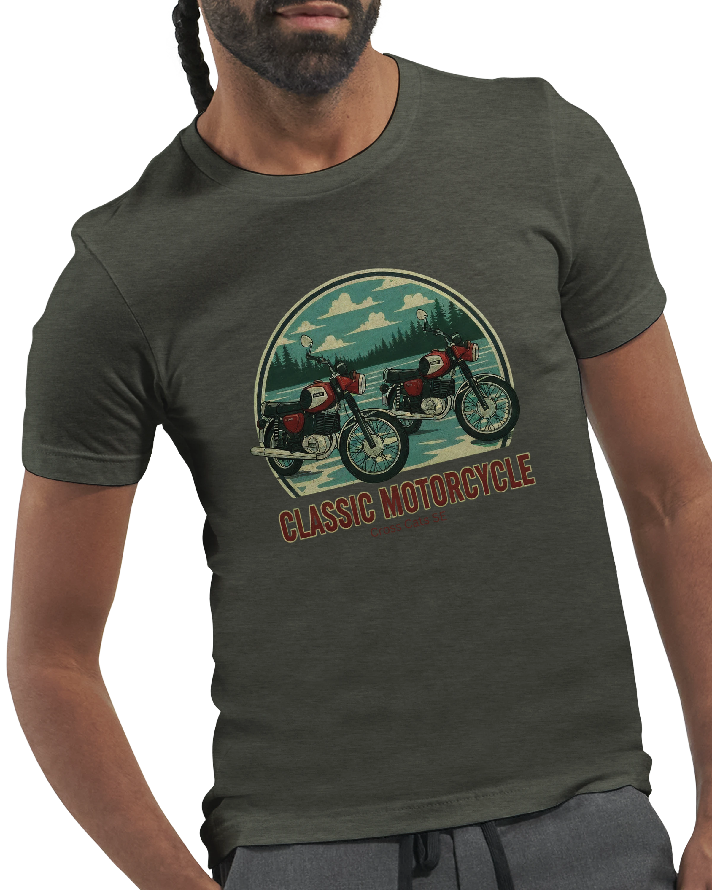 MZ Classic Motorcycle | T-Shirt | Premium