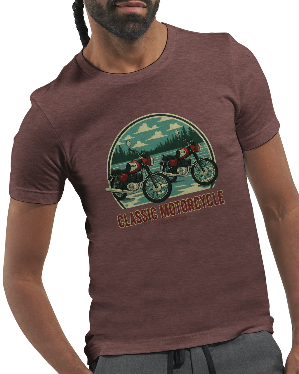 MZ Classic Motorcycle | T-Shirt | Premium