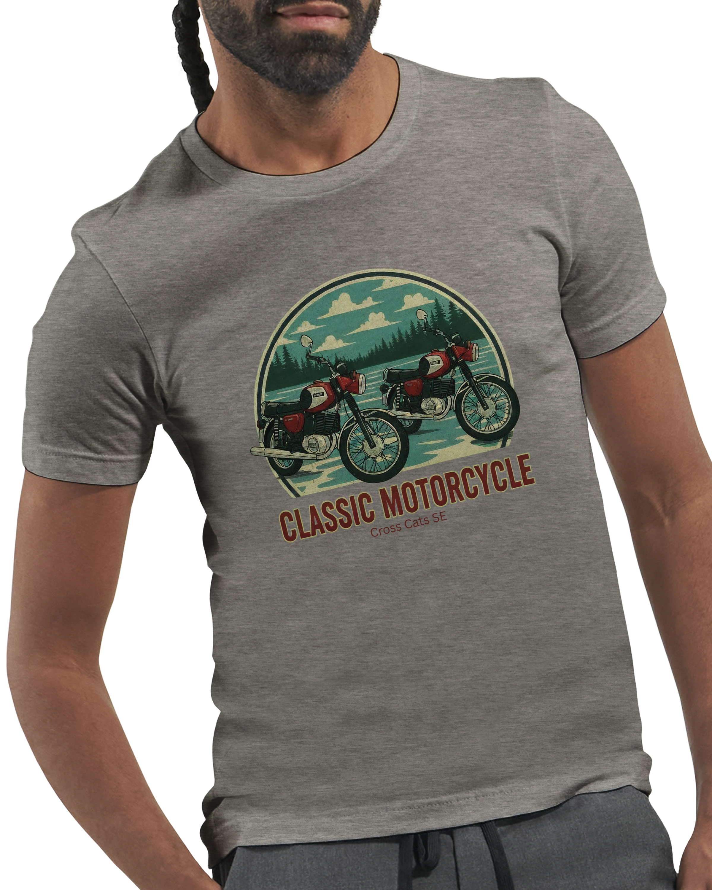 MZ Classic Motorcycle | T-Shirt | Premium