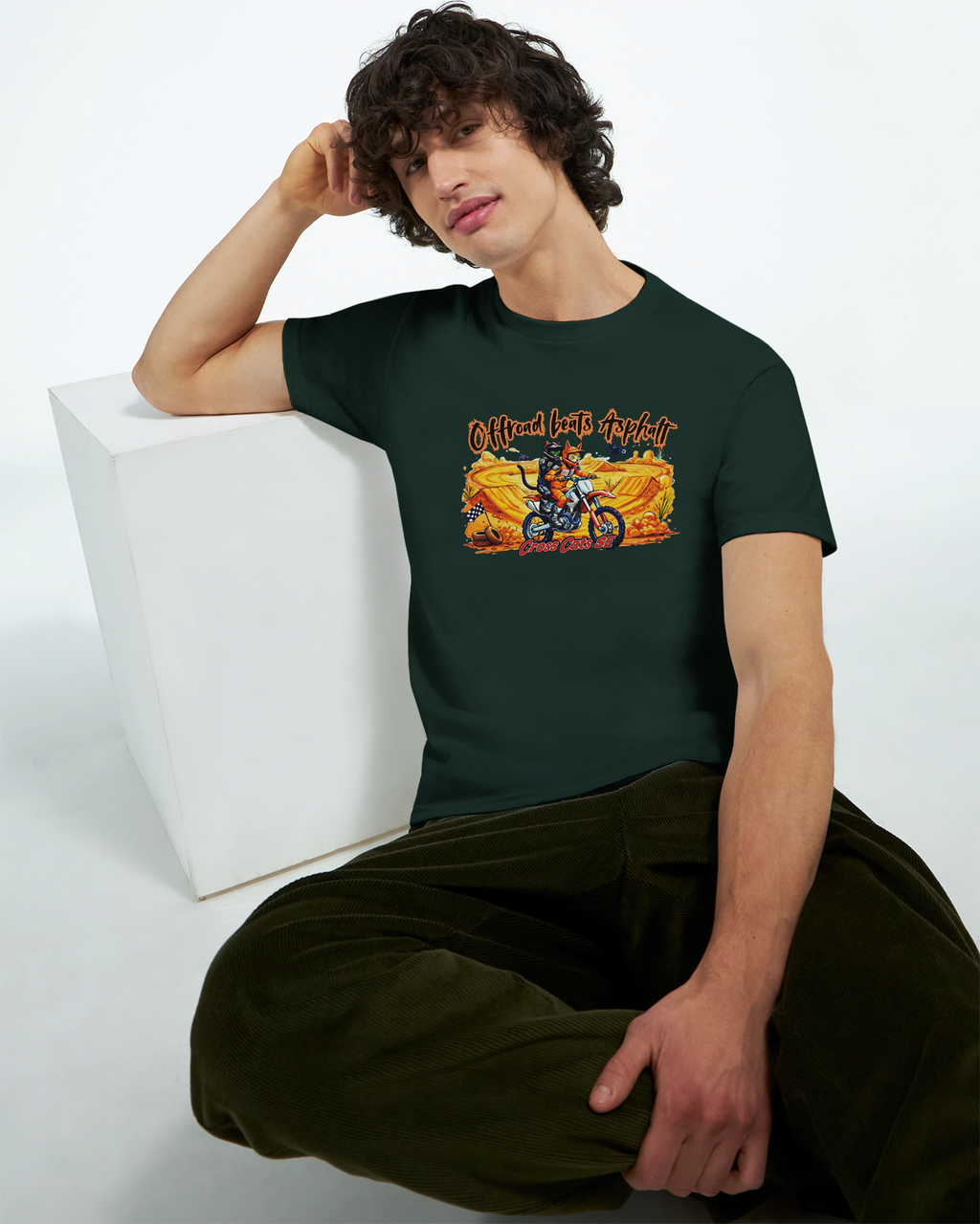 Offroad beats Asphalt | T-Shirt | Thick Cotton