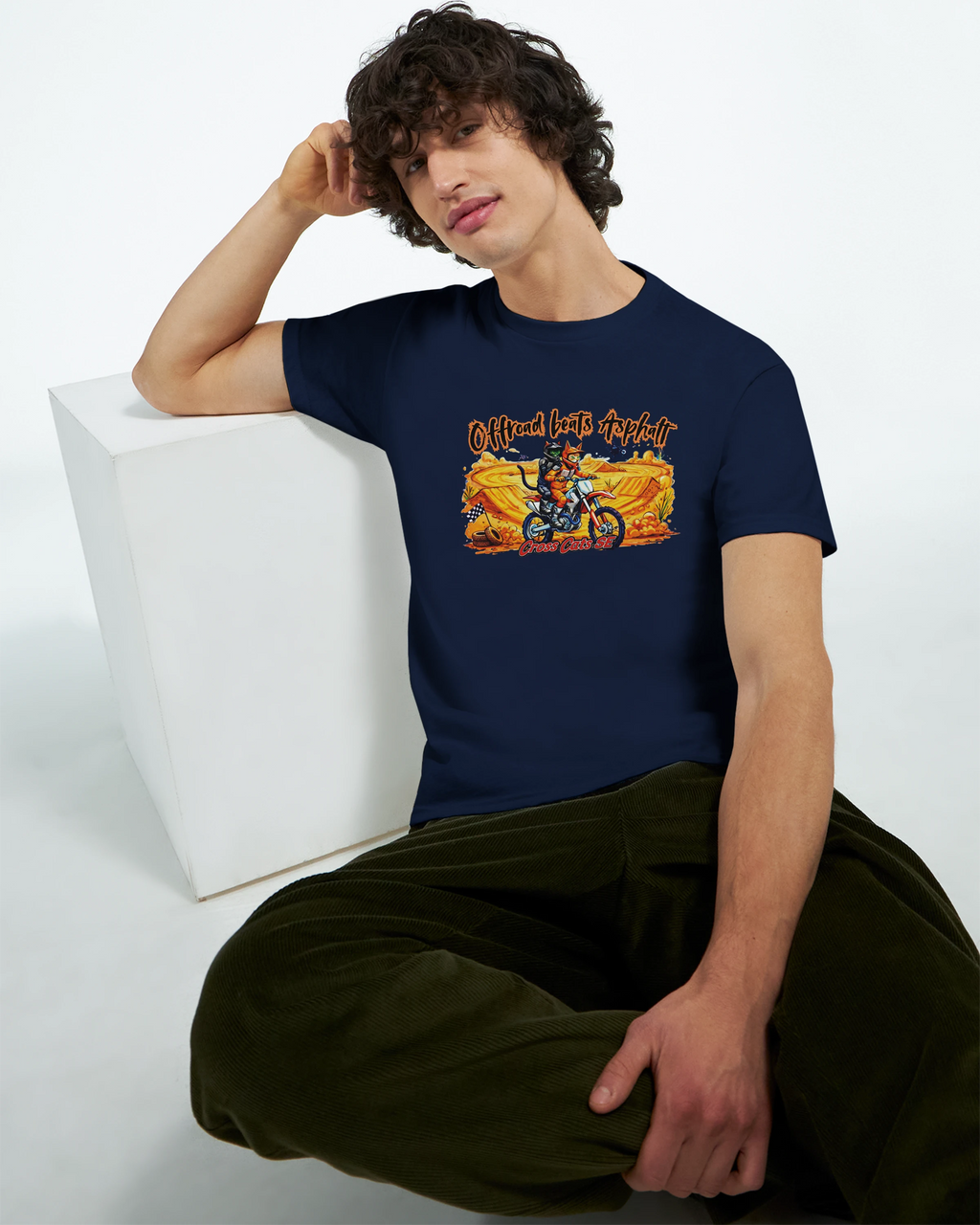 Offroad beats Asphalt | T-Shirt | Thick Cotton